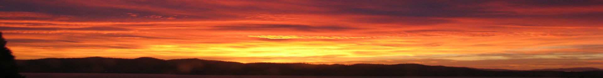 Sunrise over River Derwent
